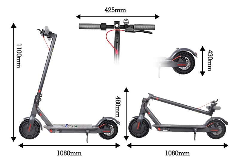 Lanterna dianteira e luz traseira