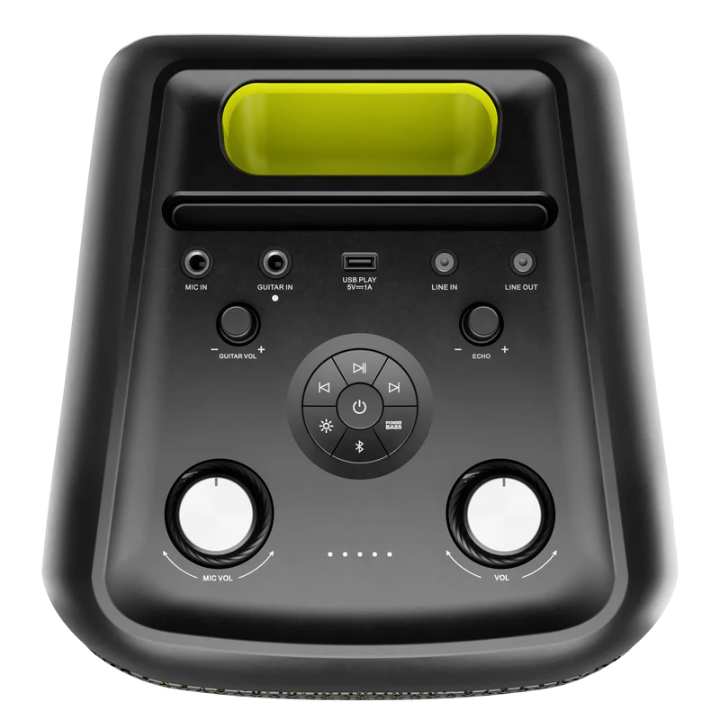 Acabamento e alça para transporte